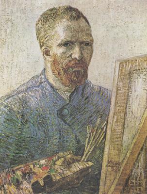 Vincent Van Gogh Self-Portrait in Fromt of thte Easel  (nn04) Spain oil painting art